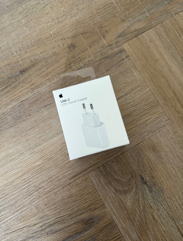 Nieuw origineel Apple 20W USB-C power adapter oplader A2347, Adapter, Nieuw, Apple, Apple