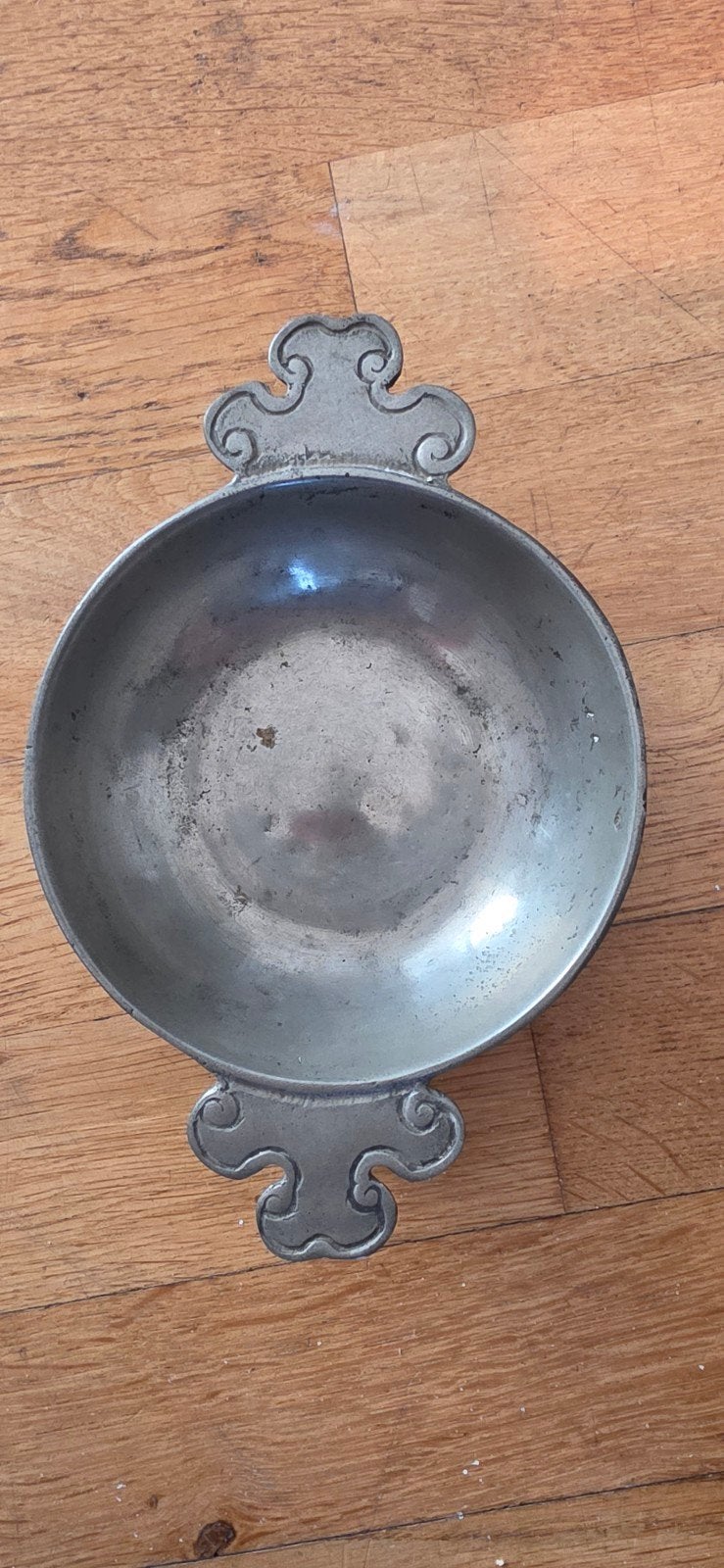 Vintage C. Vester Tinnen Schaal - Sierlijk Design, Ophalen of Verzenden