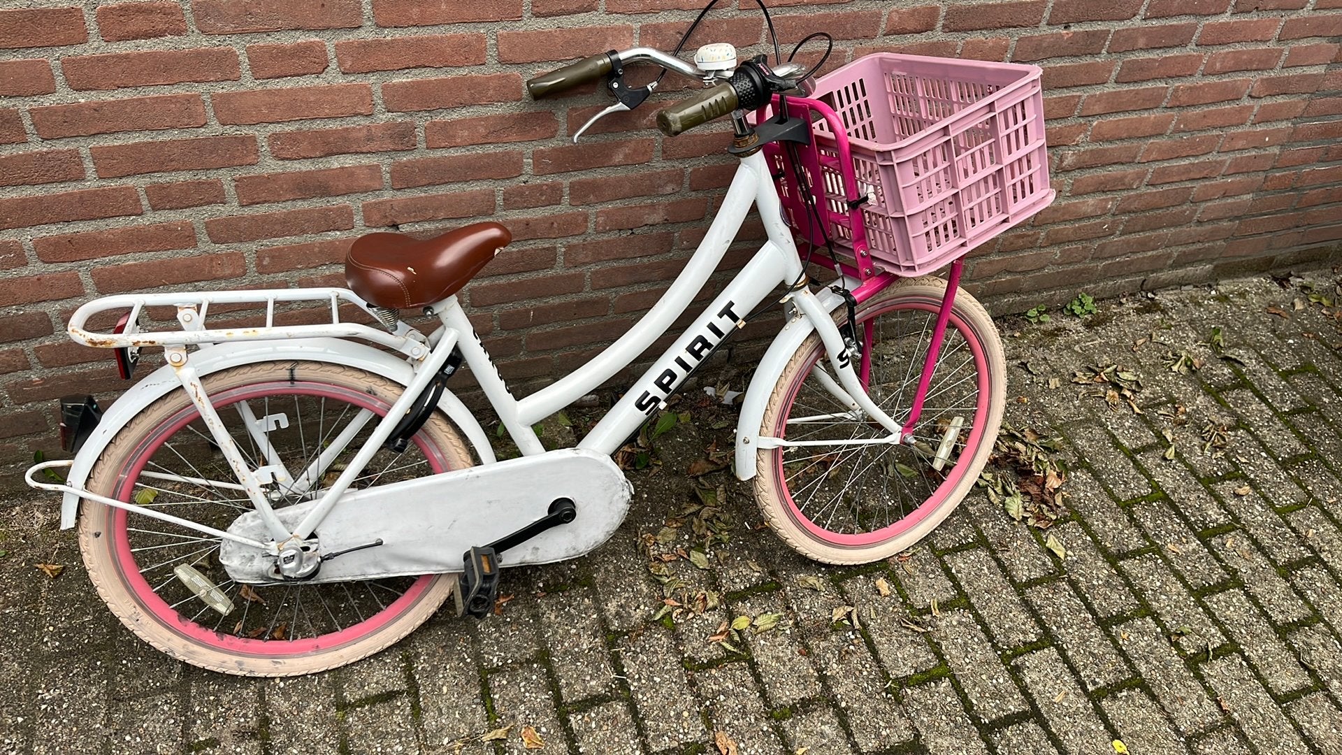 Spirit meisjes fiets, Ophalen, Gebruikt, Terugtraprem, 24 inch