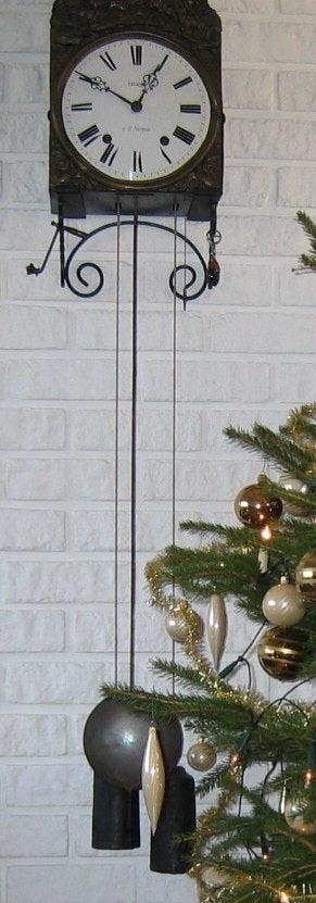 te koop aangeboden antieke klok, Antiek en Kunst, Ophalen