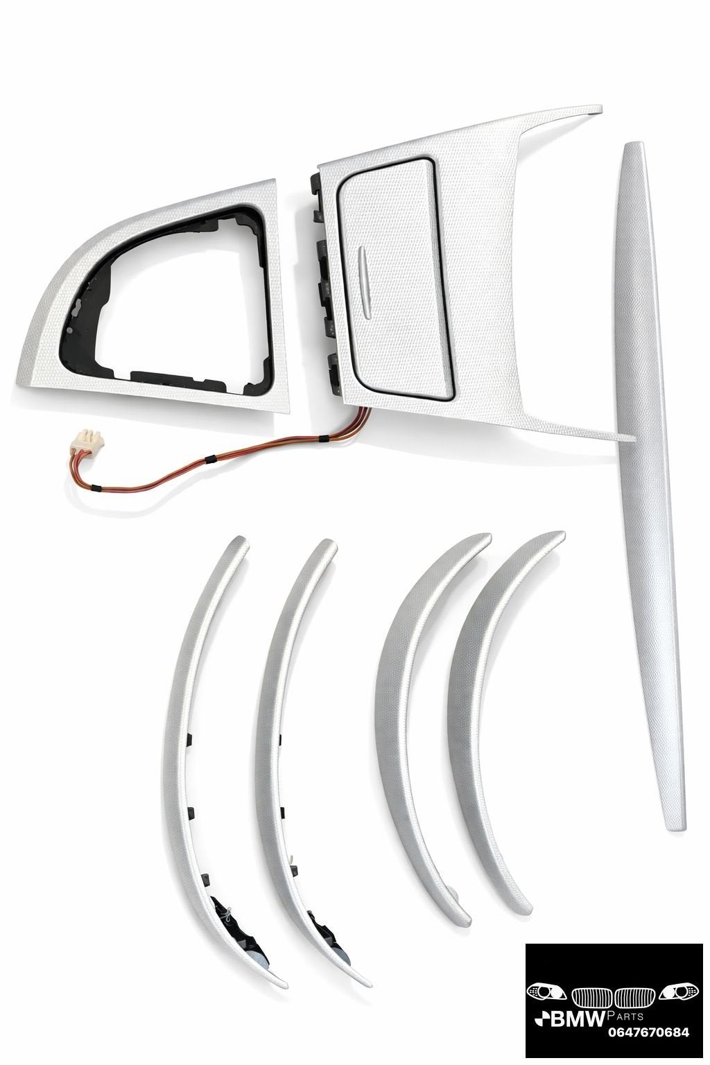 Set interieurlijsten Bmw 1-Serie E87 Alu Cube M-Sport, Auto-onderdelen, Gebruikt, -, Ophalen of Verzenden, -