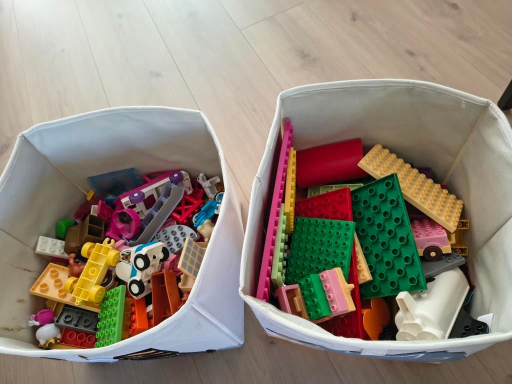Grote partij Duplo met sets en losse stenen, Ophalen, Gebruikt, Overige thema's, Meerdere sets