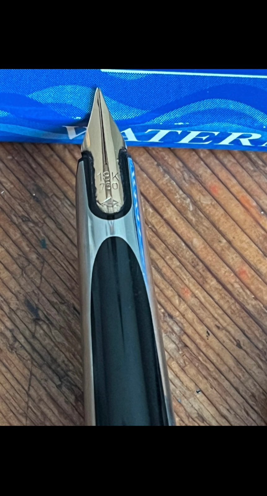Waterman Pennenset met 18k Gouden Vulpenpunt, Verzamelen, Pennenverzamelingen, Ophalen of Verzenden, Gebruikt, Pennenset, Waterman
