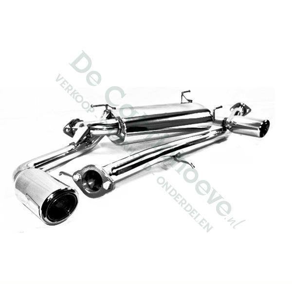 MX5 Dubbele RVS uitlaat, De Cabriohoeve VOF, Nieuw, Info@cabriohoeve.nl, Julianalaan 9, 9462PG Gasselte, Nederland