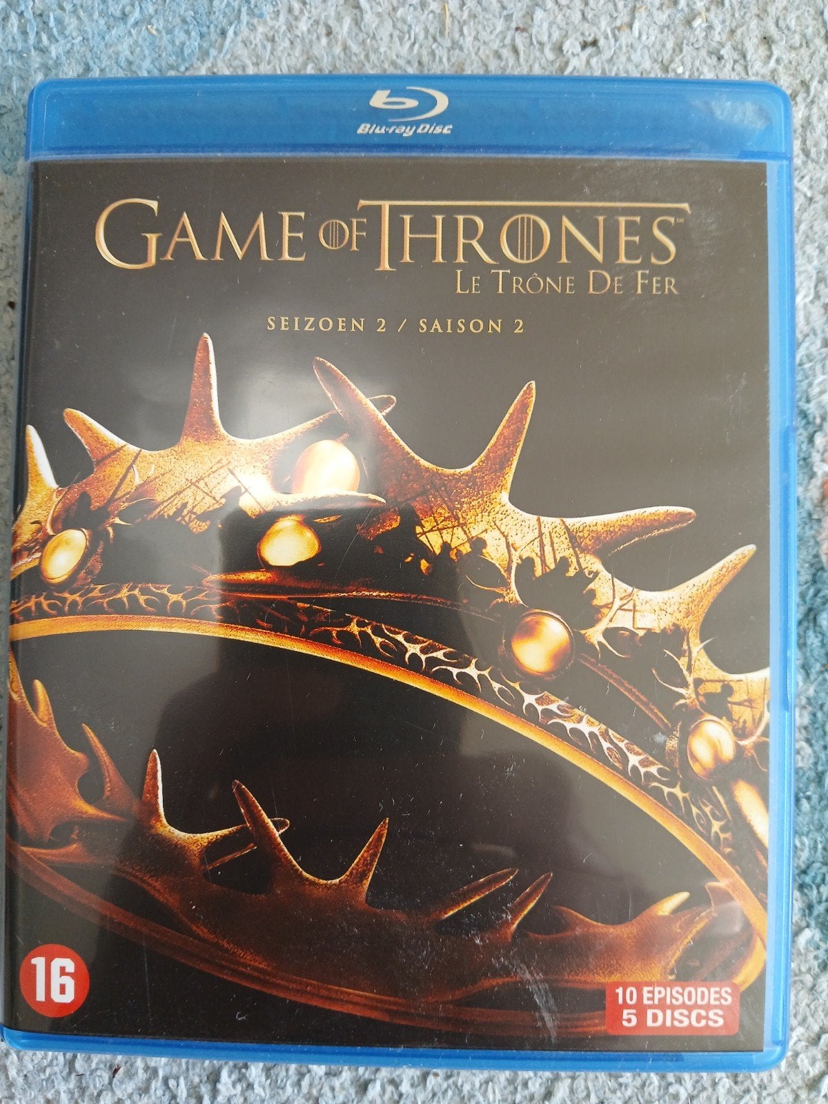 Game of Thrones Seizoen 2 Blu-ray - 5 Discs, Engels, Vanaf 16 jaar, Nederlands, Boxset