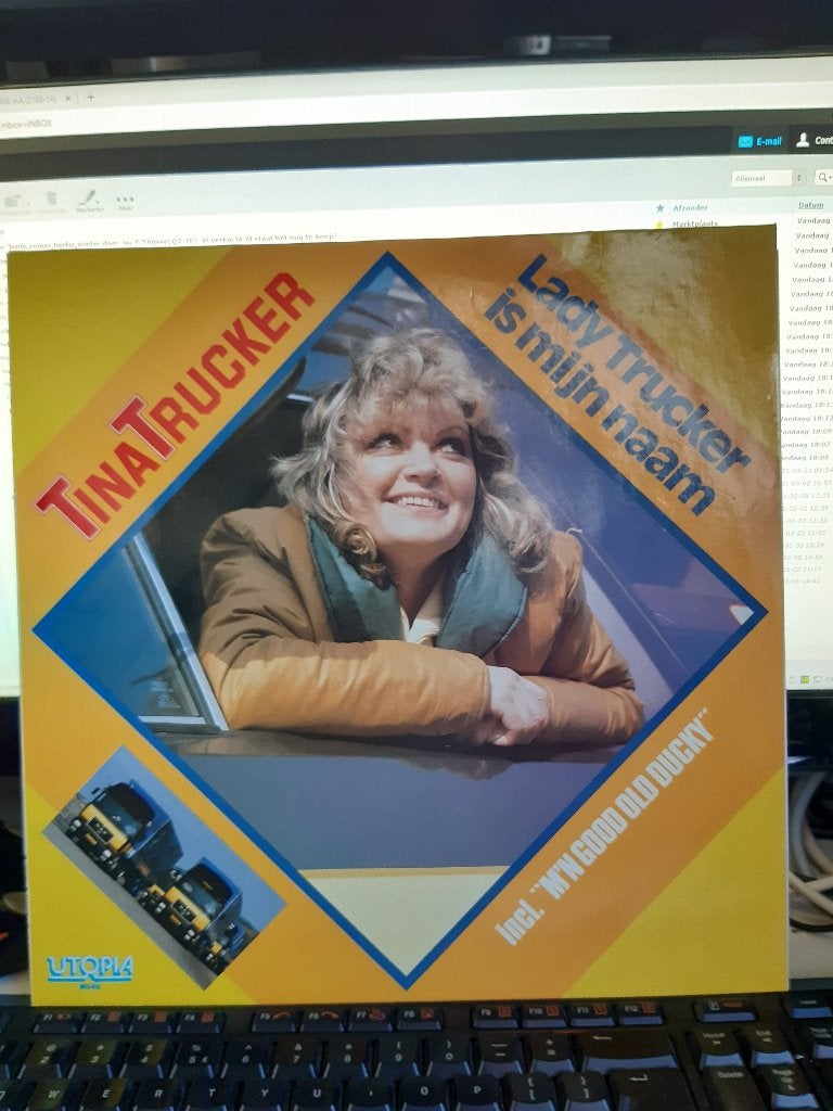 lp Tina Trucker-Lady Trucker is mijn naam (Z196-59), Cd's en Dvd's, Vinyl | Nederlandstalig, Ophalen of Verzenden, Zo goed als nieuw