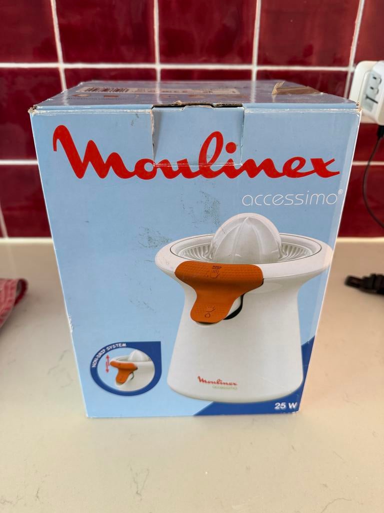Moulinex Accessimo Citruspers 25W - Nieuw in doos, Witgoed en Apparatuur, Juicers, Zo goed als nieuw, Ophalen
