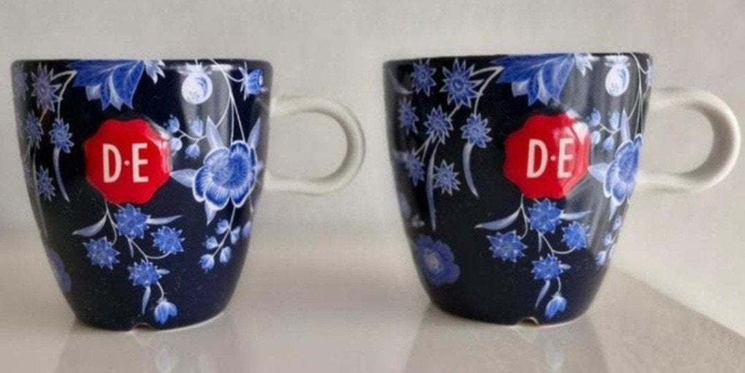 Twee Bekers Hylper Heritage ( geen senseo ), Ophalen of Verzenden, Zo goed als nieuw, Overige stijlen, Kop(pen) en/of Schotel(s)