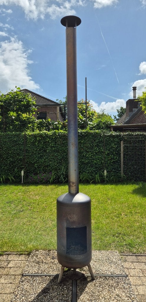 Rvs Tuinkachel, Ophalen, Gebruikt