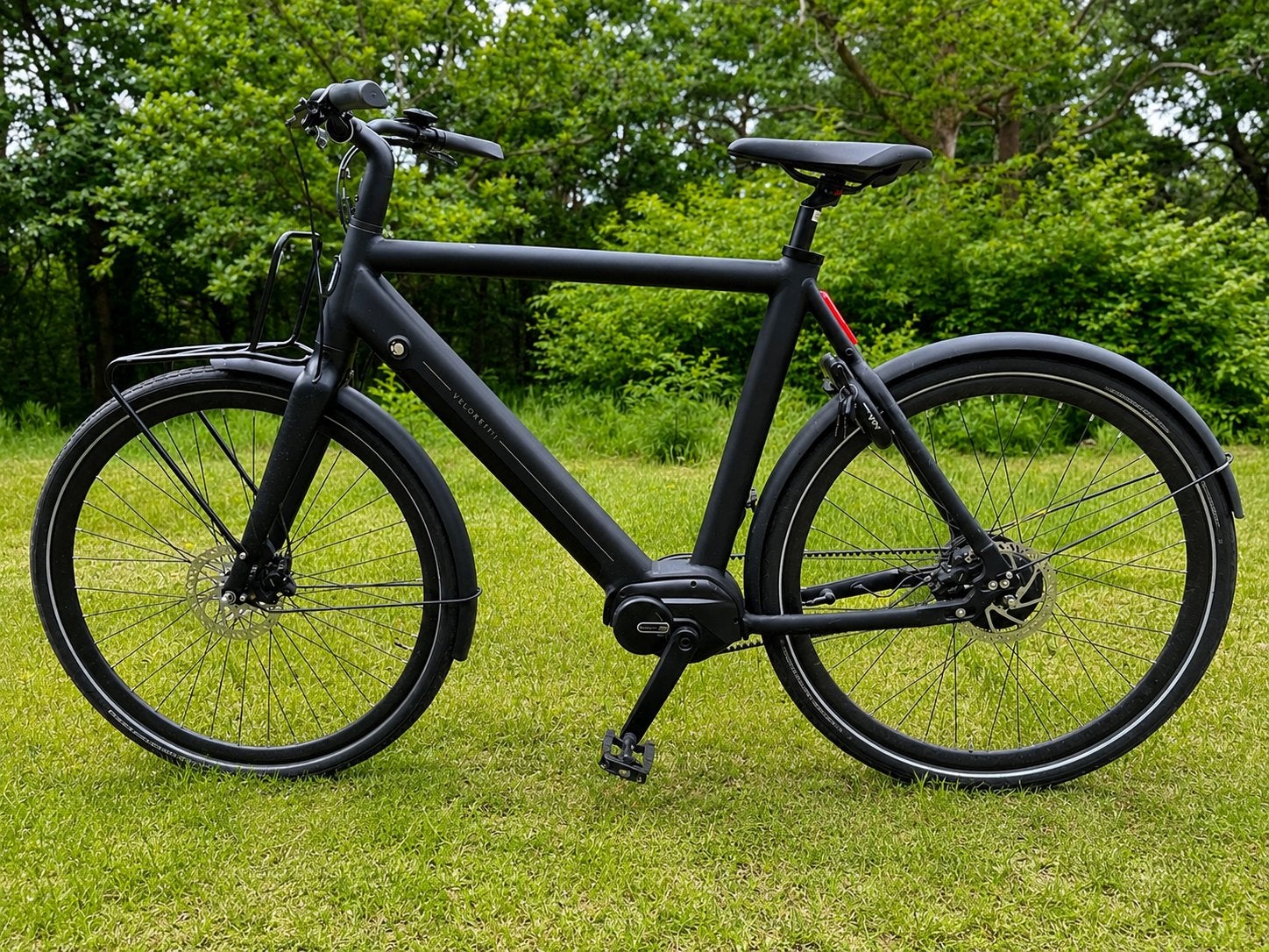 Veloretti Ace matzwart incl. accessoires: 584 KM op teller, Fietsen en Brommers, Elektrische fietsen, 59 cm of meer, Ophalen, Zo goed als nieuw