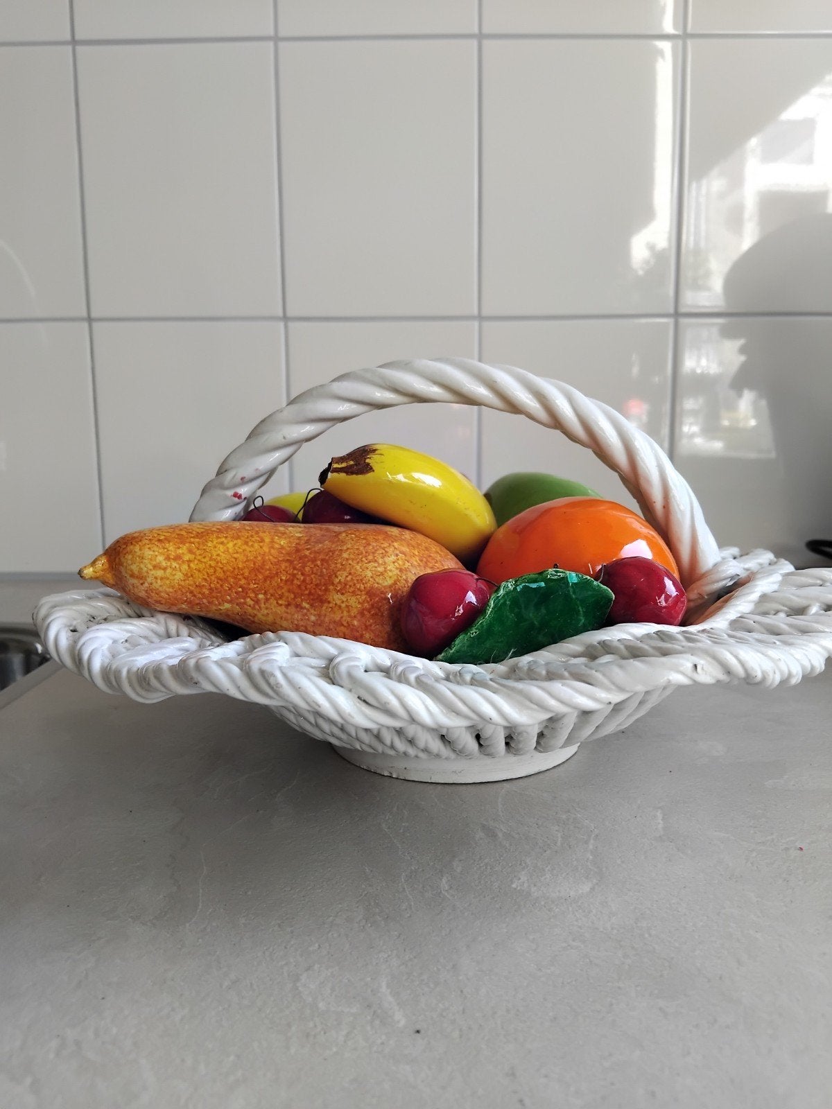 keramische italiaanse fruitmand, Ophalen of Verzenden