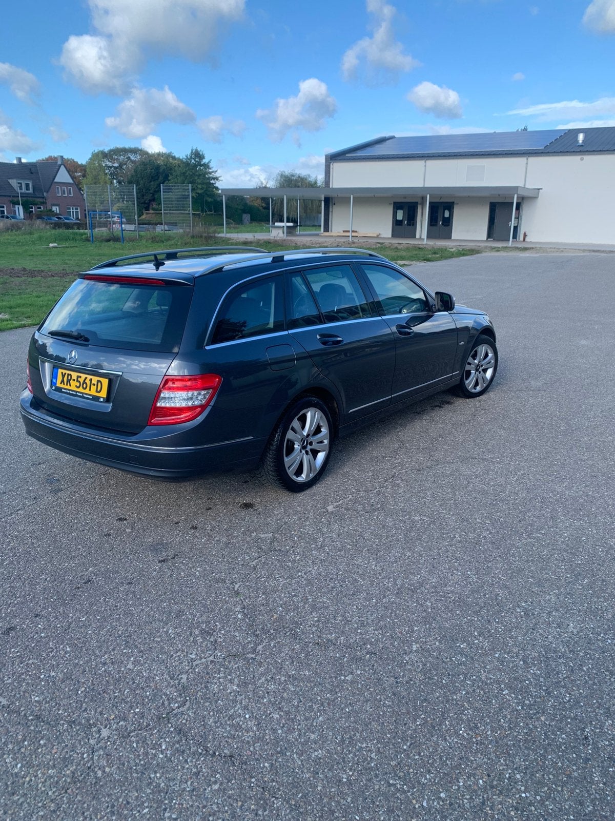 Mercedes-Benz C-Klasse 1.8 C180 Kompressor Estate 2008 Grijs, Auto's, 13 km/l, Achterwielaandrijving, 1435 kg, 1796 cc