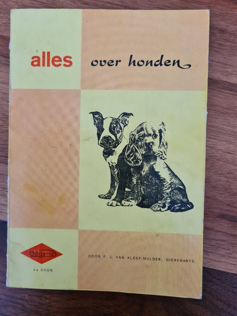 Alles over honden., Ophalen of Verzenden, Gelezen, Honden, F j. Van kleef - mulder