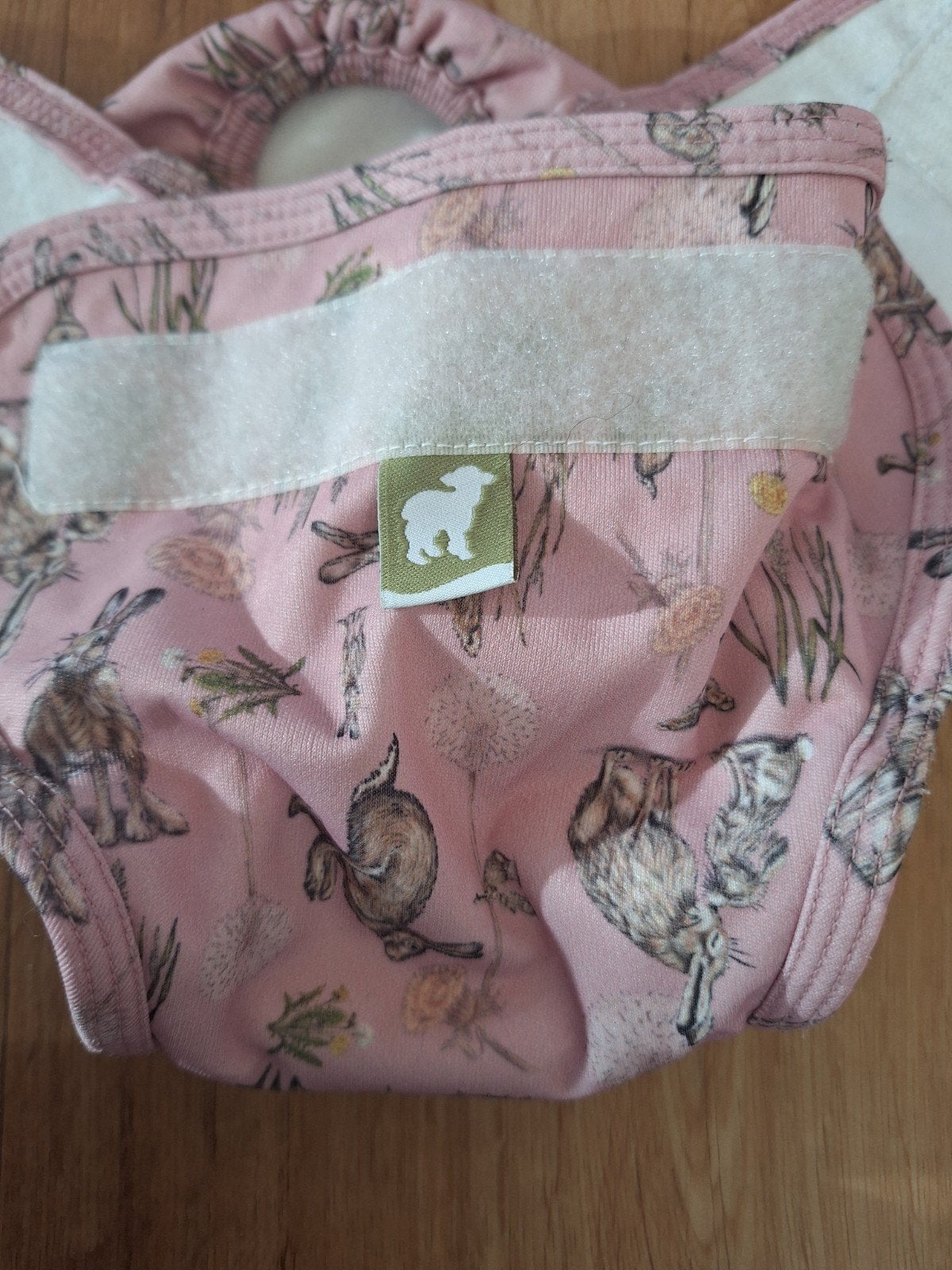 Little lamb wasbare zwemluier met konijnenprint, Kinderen en Baby's, Ophalen of Verzenden, Zo goed als nieuw