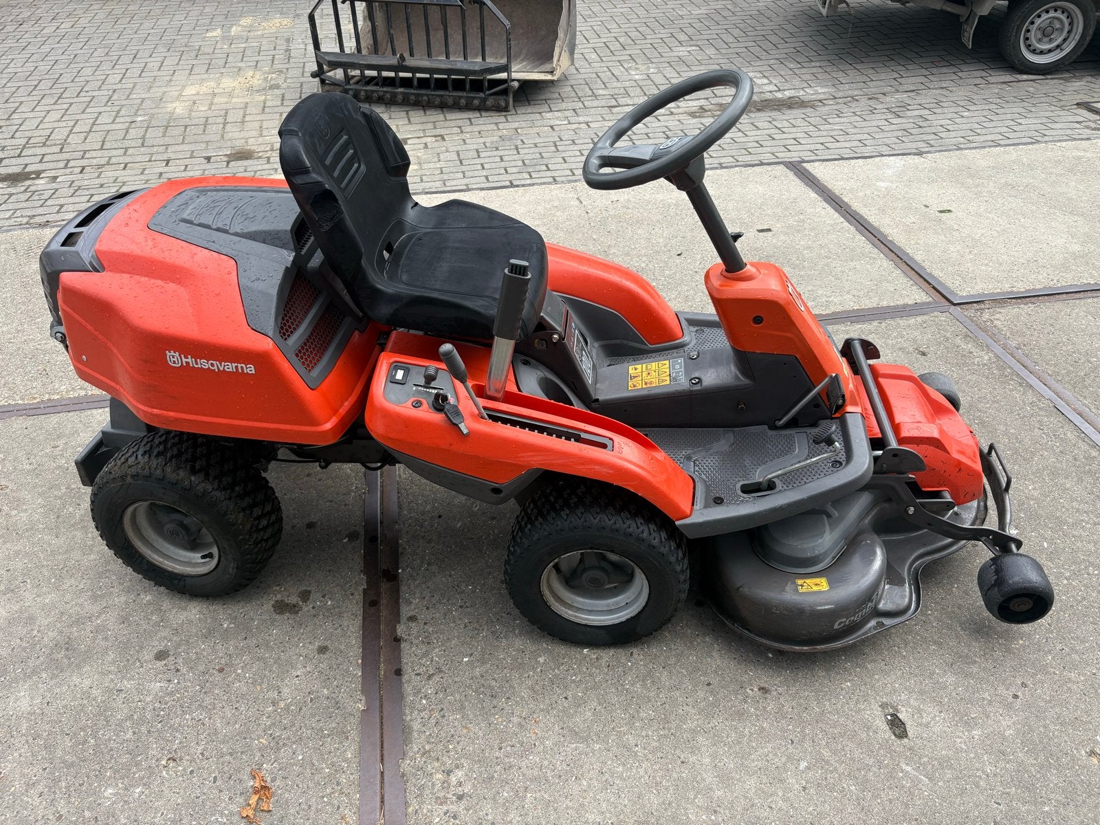husqvarna zitmaaier, Tuin en Terras, Grasmaaiers, Ophalen of Verzenden, Gebruikt, 50 cm of meer