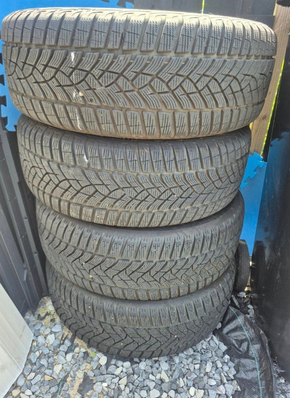 winter banden met velg 5x114, Ophalen of Verzenden, Zo goed als nieuw