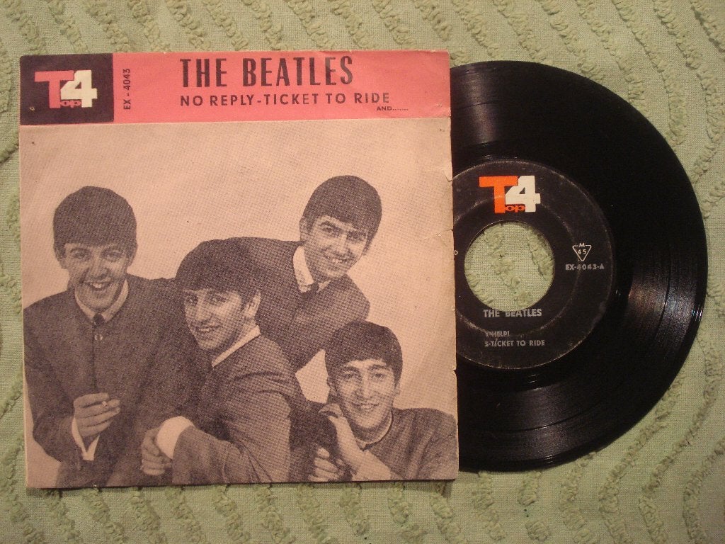 The Beatles 7" Vinyl EP: ‘Help! / Ticket to ride’ (Iran) 1, Cd's en Dvd's, Vinyl Singles, Ophalen of Verzenden, Gebruikt, Pop