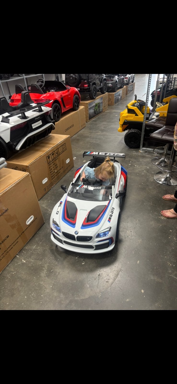 Bmw M6 GT3 kinderauto rc, Zo goed als nieuw