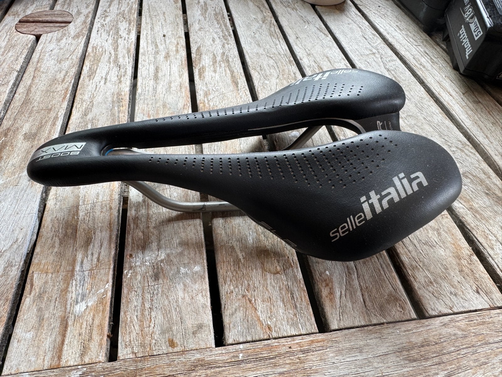 Selle Italia SLR Boost Max Superflow Zadel, Fietsen en Brommers, Overige materialen, Ophalen of Verzenden, Zo goed als nieuw, Zadel