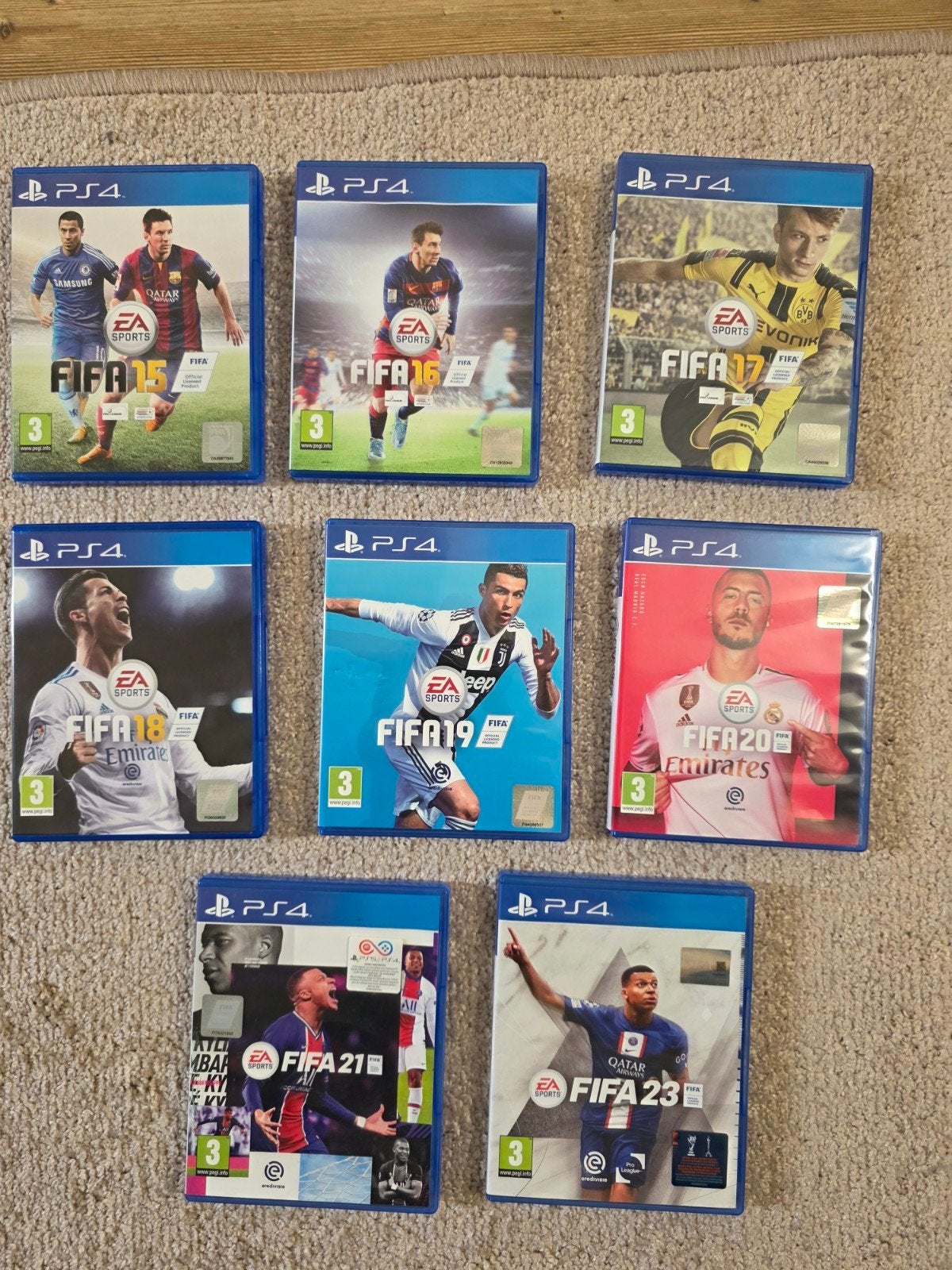 FIFA PS4 Games - Diverse Collectie (FIFA 15 t/m FIFA 23), Spelcomputers en Games, Gebruikt, Ophalen of Verzenden, Eén computer