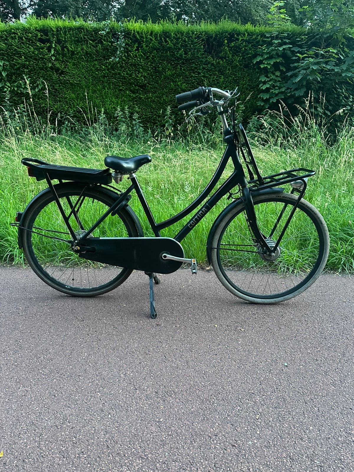 Cortina U4 zwart elektrische fiets in uitstekende staat, Fietsen en Brommers, Elektrische fietsen, Ophalen, Zo goed als nieuw