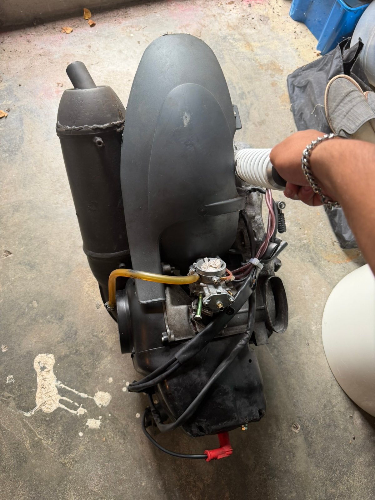180cc skr plug&play, Ophalen, Zo goed als nieuw, Blok, Piaggio