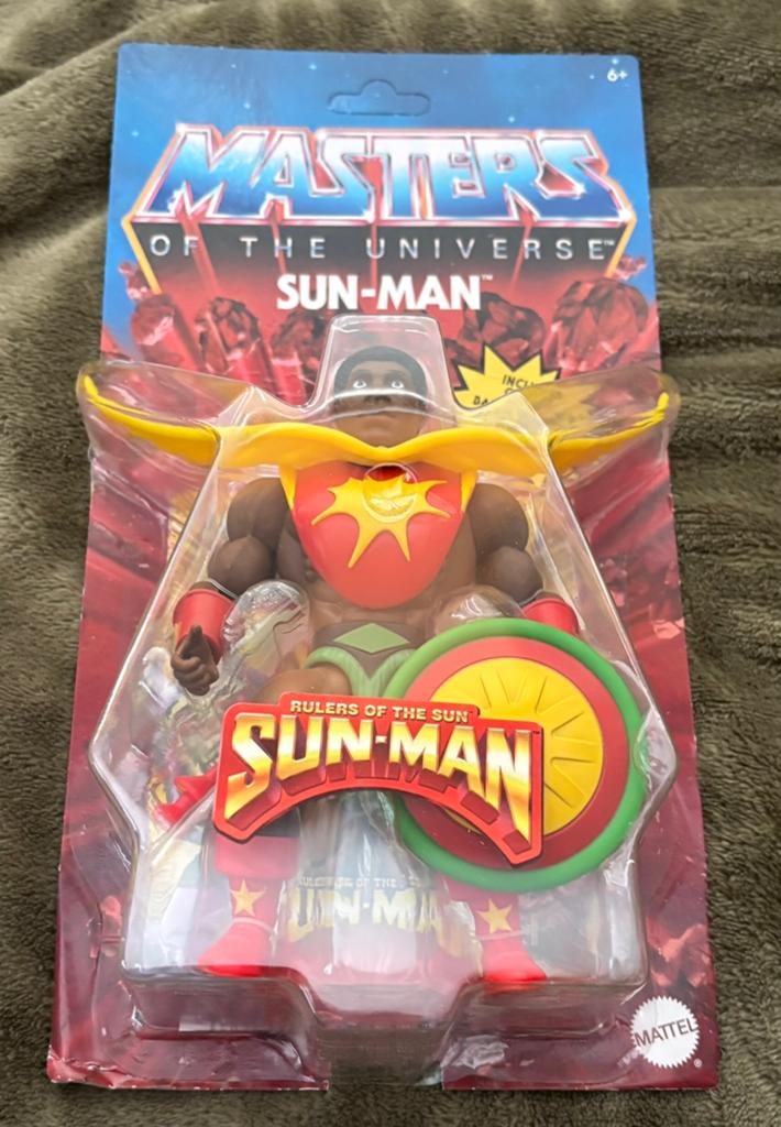 MOTU/He-Man Actiefiguur Mattel 2021: Sun-Man #1. Nieuw!, Verzamelen, Poppetjes en Figuurtjes, Ophalen of Verzenden, Nieuw