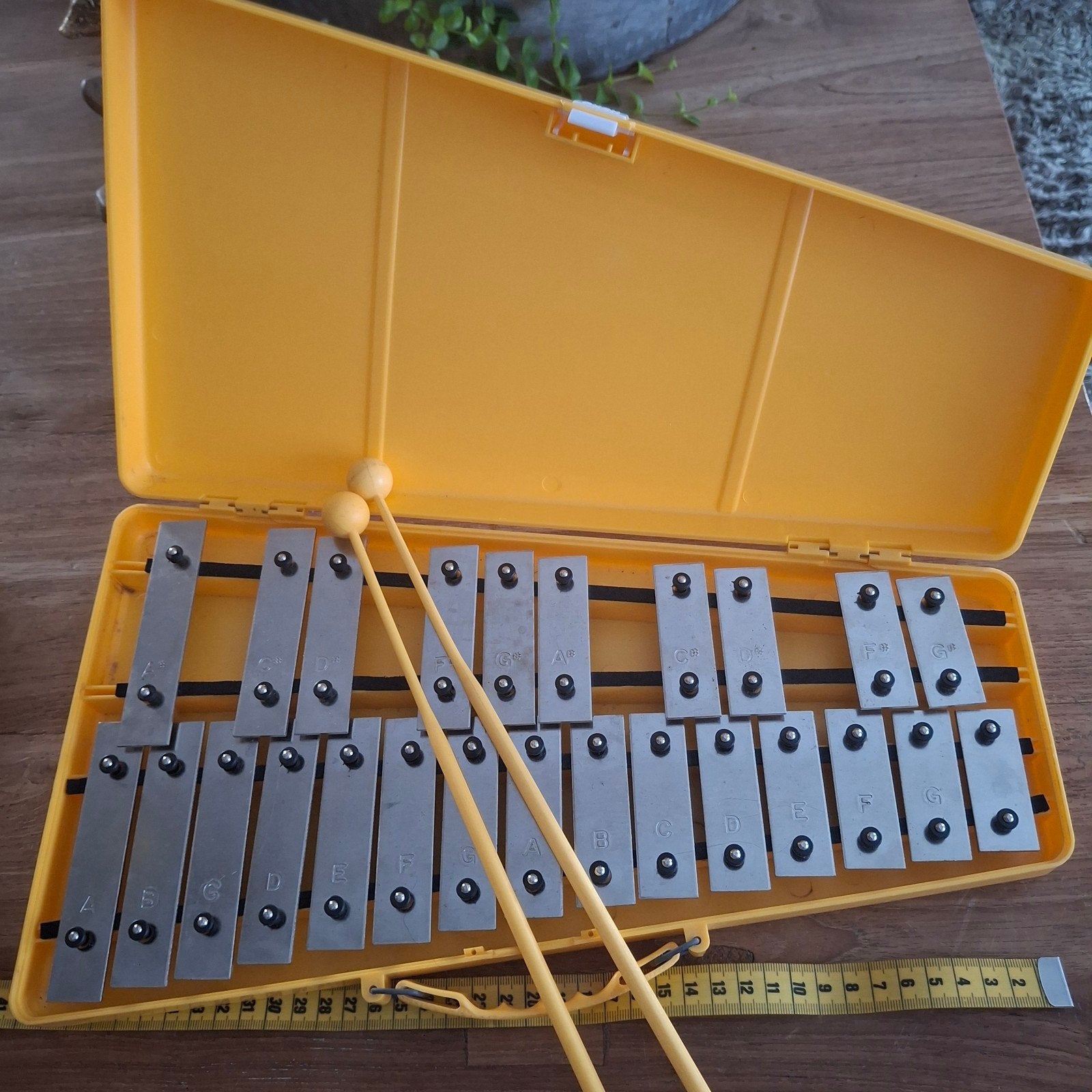 Glockenspiel 25k met koffer - compleet en gaaf, Ophalen of Verzenden, Zo goed als nieuw, Koperblazer, Met koffer of draagtas