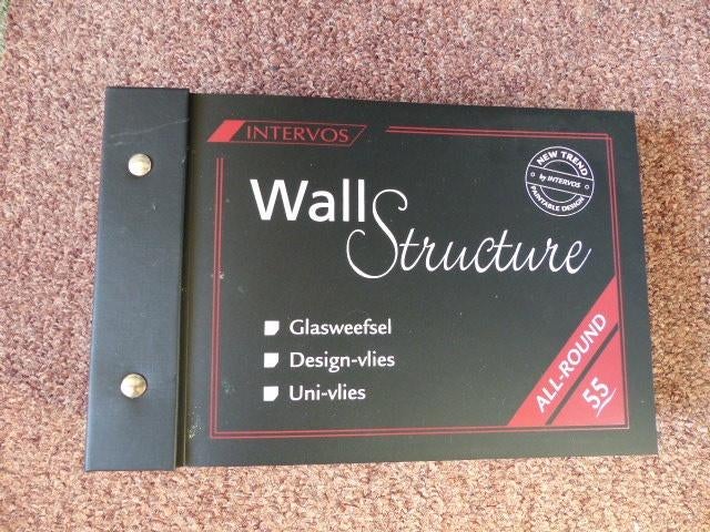 proefboeken Wall Structure glasweefsel behang, Ophalen of Verzenden, Minder dan 10 m², Wit