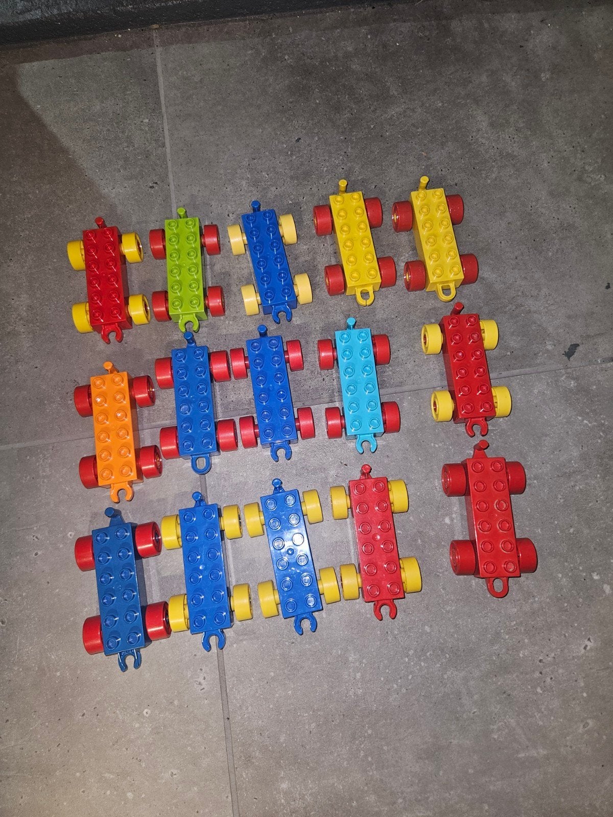 Duplo 15 trein wagonnetjes, Ophalen of Verzenden, Zo goed als nieuw, Duplo