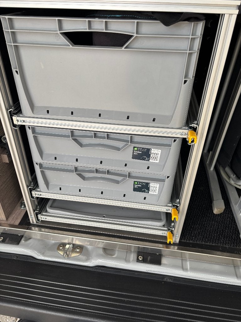 Camper opbergsysteem / Ladensysteem, Ophalen, Nieuw