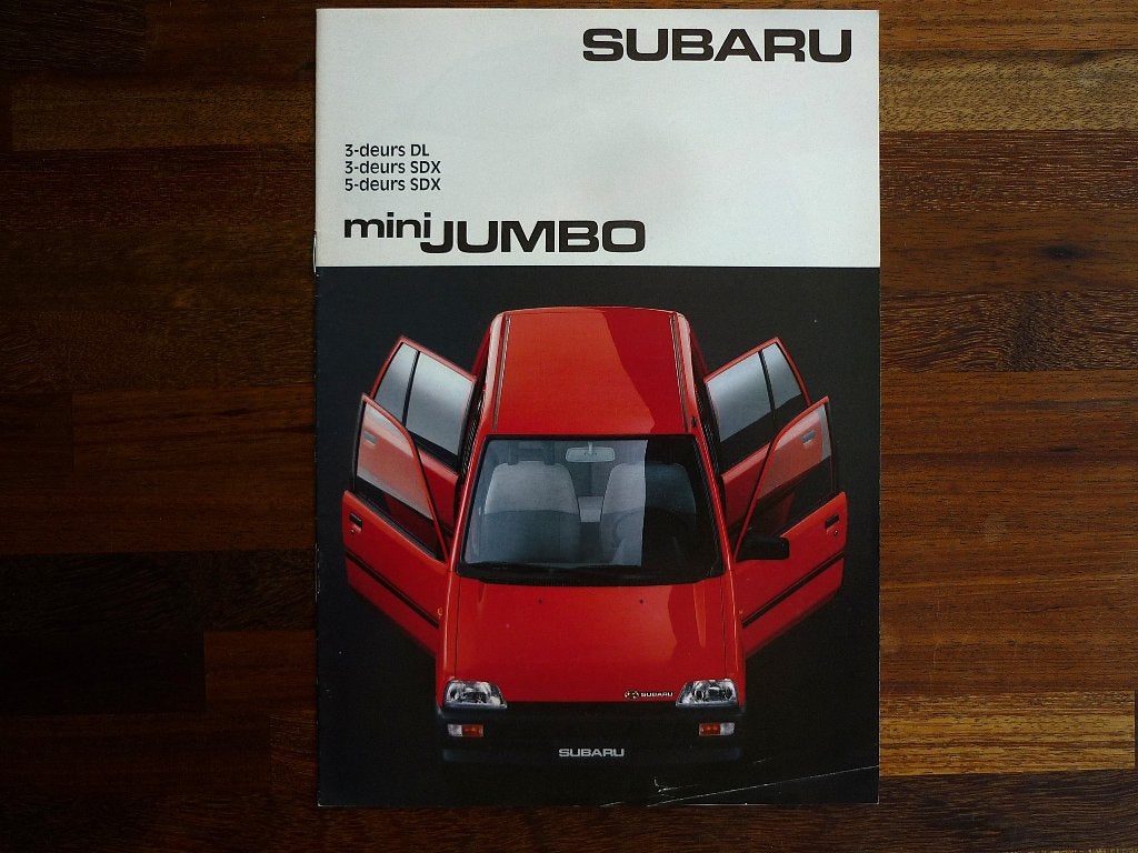 Subaru Mini Jumbo (België), Verzenden, Nieuw, Opel