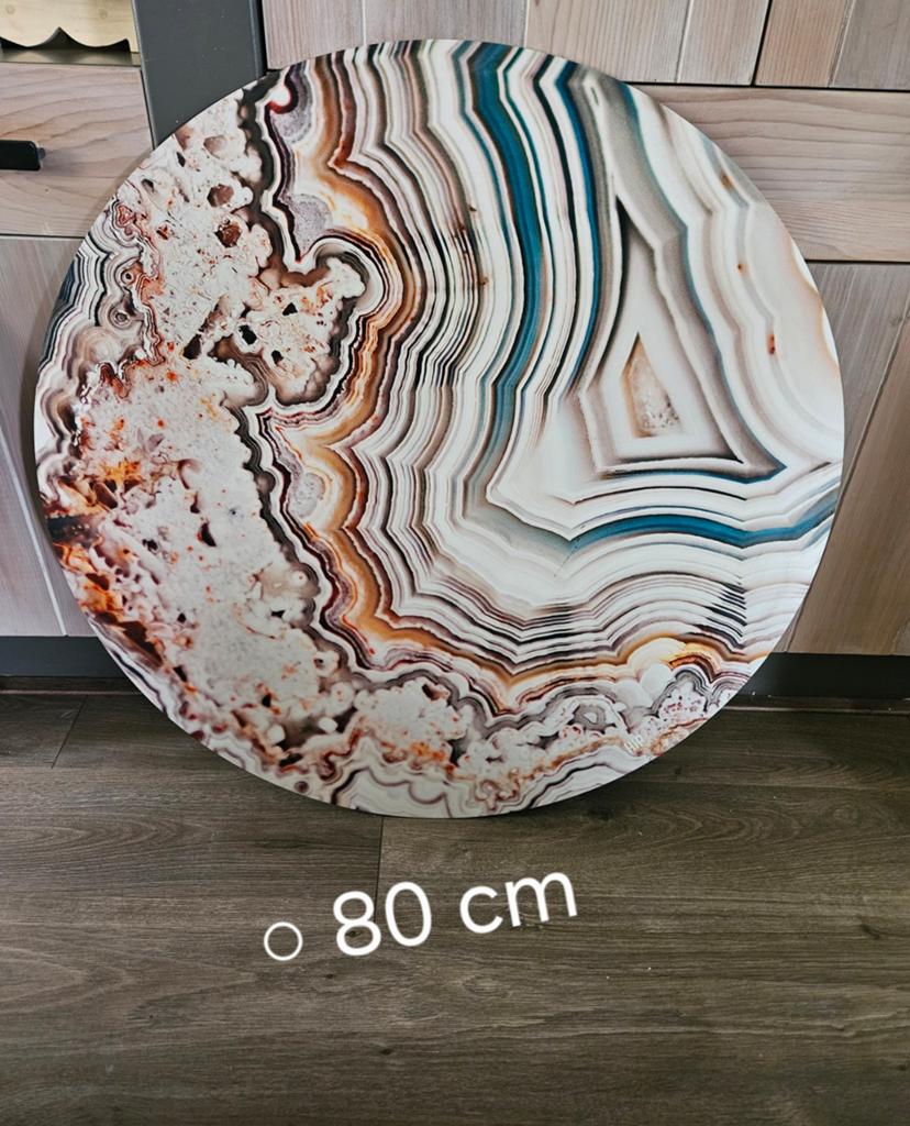Wanddecoratie rond Hip, Ophalen, Zo goed als nieuw