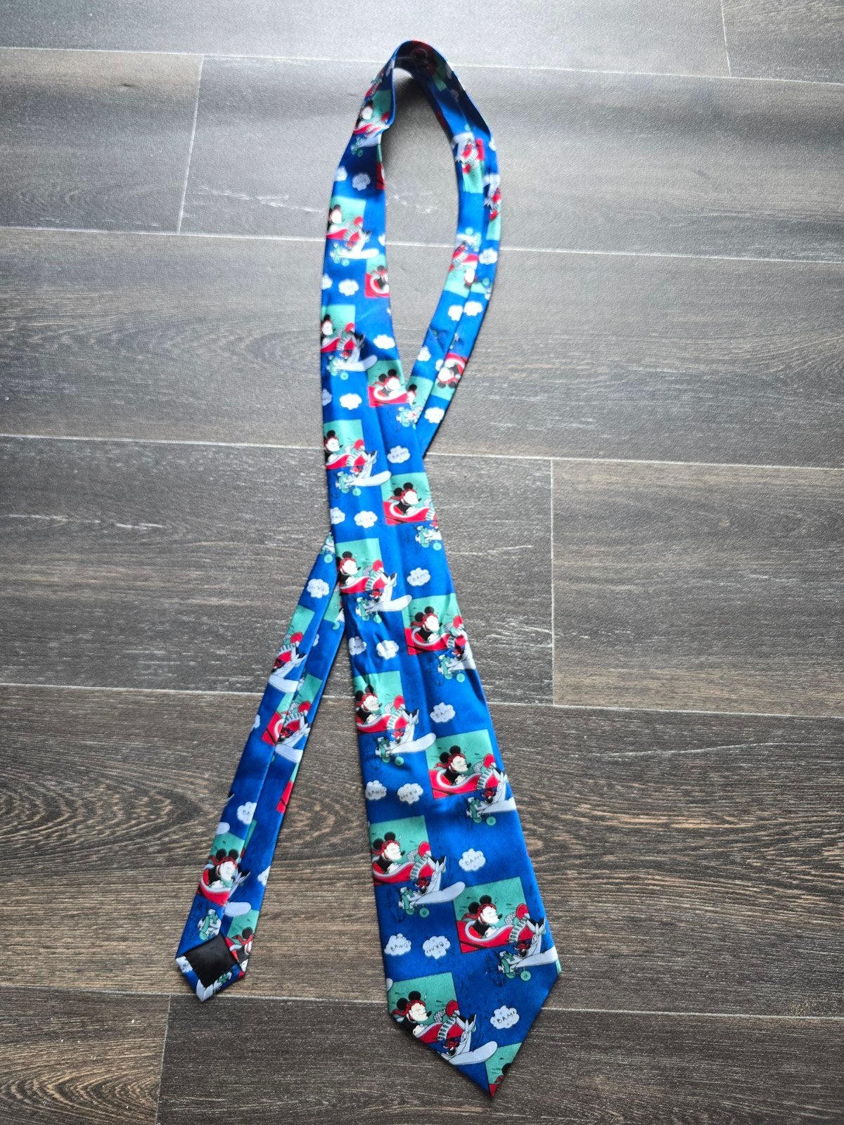 Mickey Mouse blauwe stropdas, Nieuw (Y11), Ophalen of Verzenden, Nieuw, Blauw