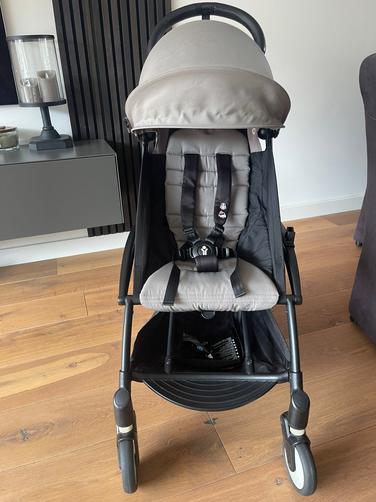 Yoyo babyzen buggy compleet grijs, Ophalen, Gebruikt, Overige merken, Verstelbare rugleuning