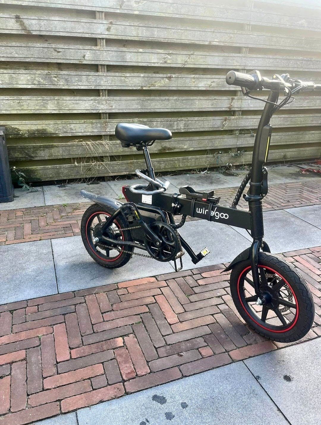 Windgoo 20b opvouwbare elektrische fiets, Fietsen en Brommers, Fietsen | Vouwfietsen, Gebruikt, Versnellingen, Schijfrem, Ophalen