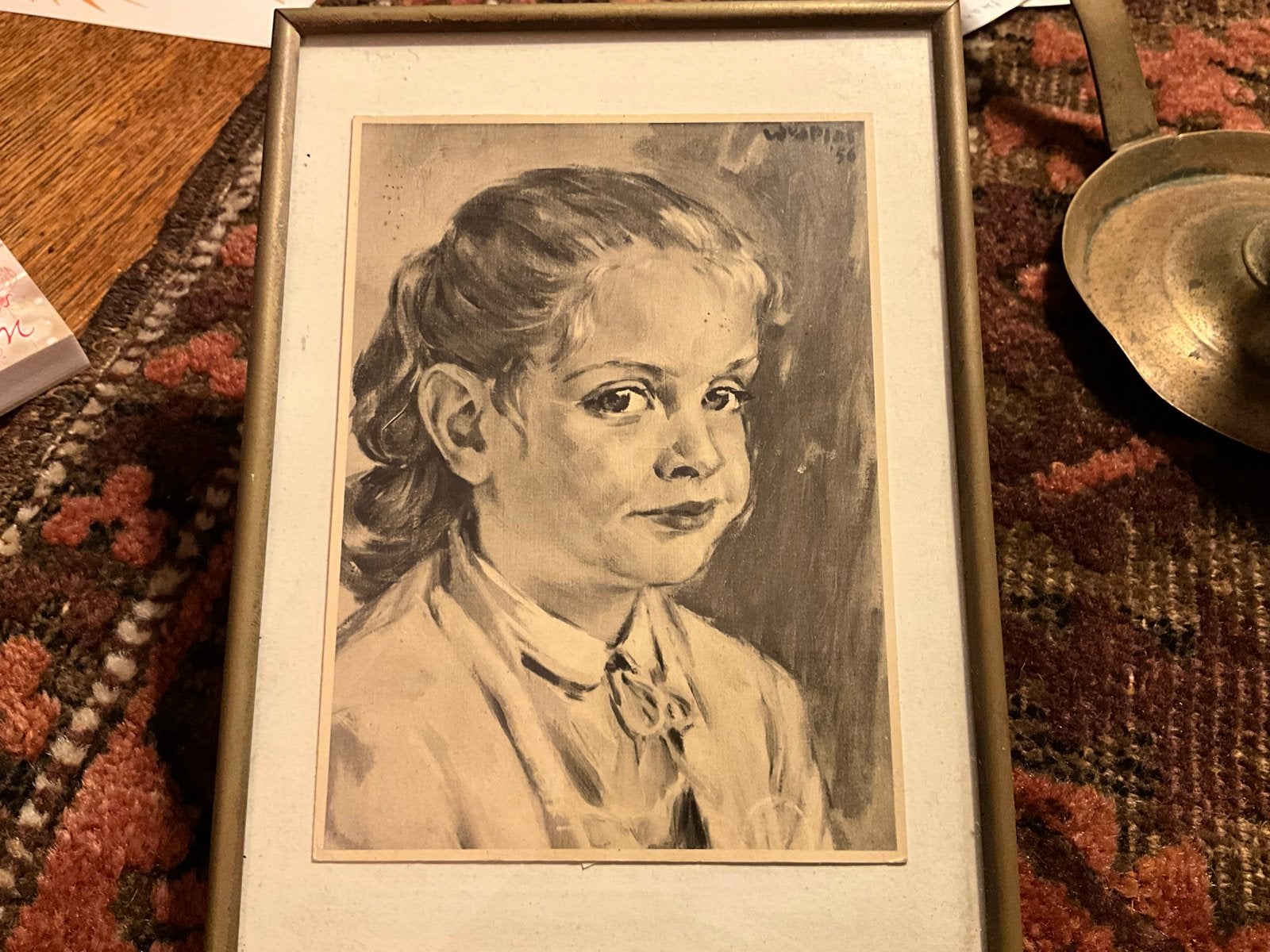 Gezocht: Portret van familielid door Wim van de Plas (1956), Ophalen, Tekening, Potloodtekening, Gesigneerd