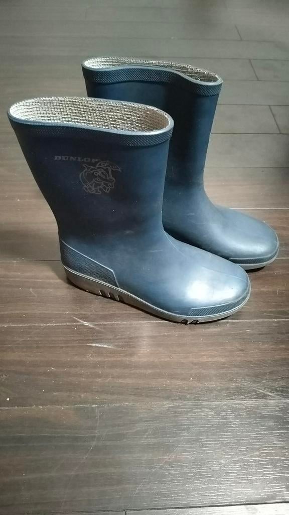 Dunlop Kinder Wellington Laarzen Blauw/Grijs - Maat 30, Ophalen, Zo goed als nieuw, Jongen of Meisje, Laarzen