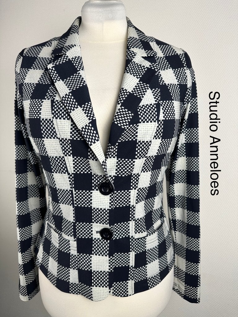 Studio Anneloes Blazer  (mt: 42) OR/9495, Studio Anneloes, Zwart, Studio Anneloes, Maat 42/44 (L)