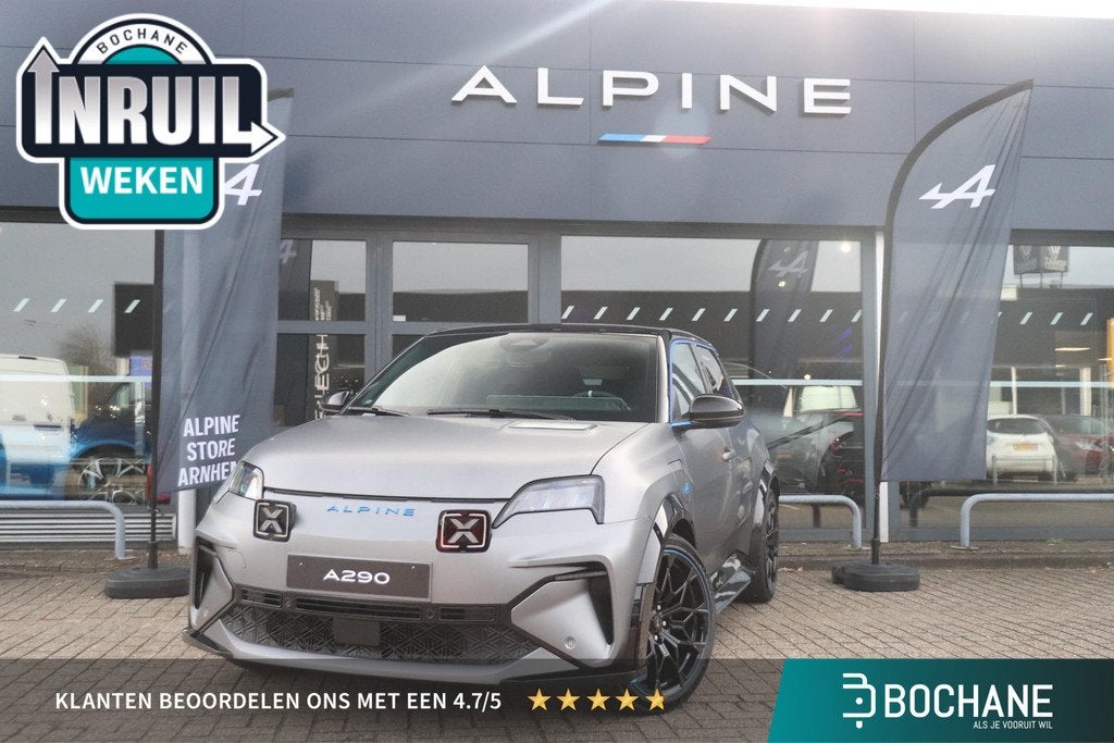 Alpine A290 GT Performance 52 kWh | Stoel & Stuurverwarming, Auto's, Alpine, Huisgarantie, Overige kleuren, Met garantie (alle)