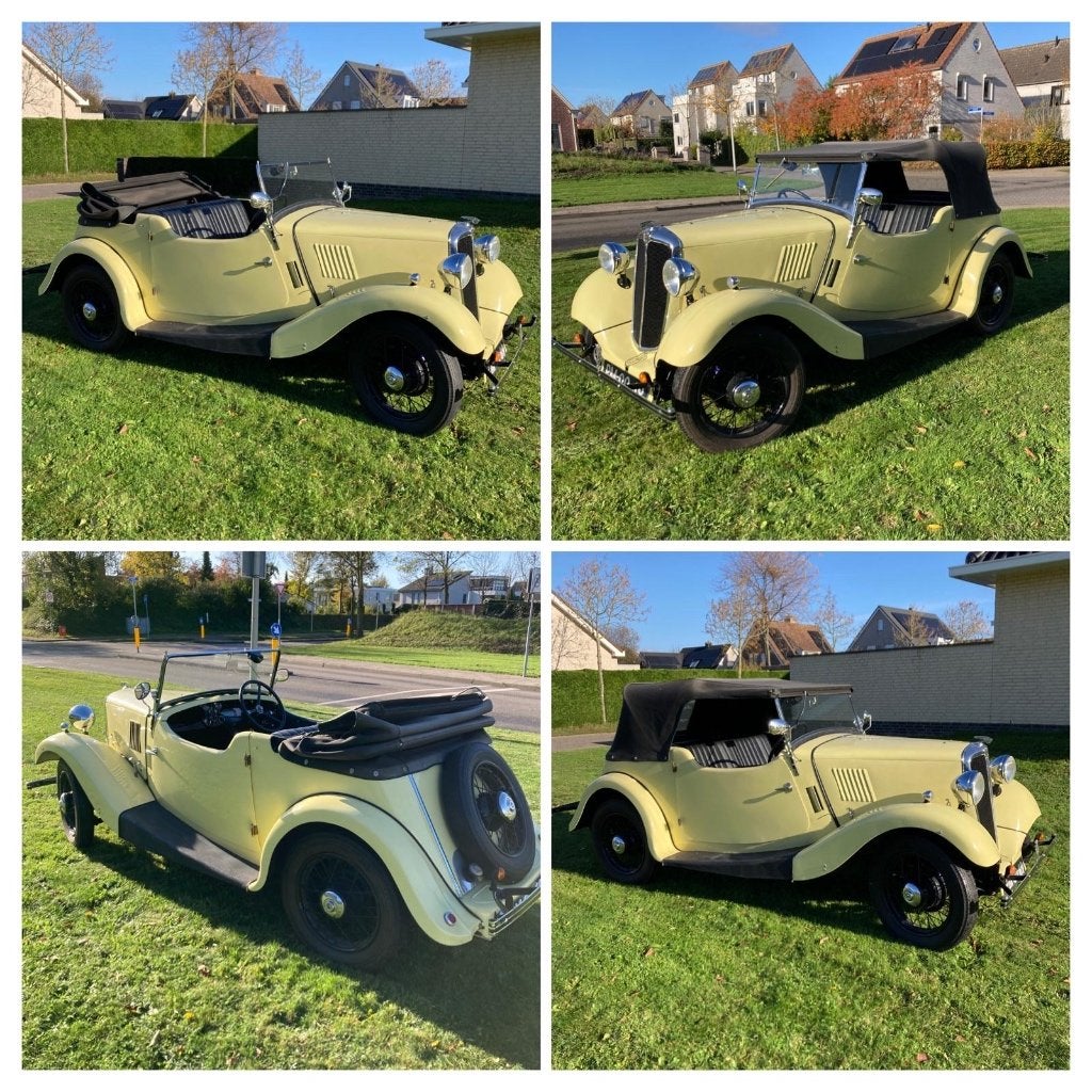 Morris 1934 Geel, Auto's, Zwart, Geel, Handgeschakeld, Geïmporteerd