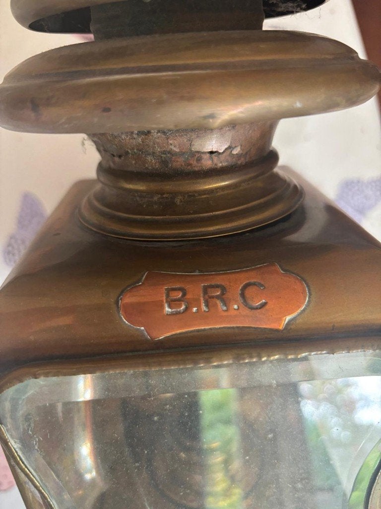 Antieke B.R.C. lantaarn / koetslamp — bieden vanaf €20, Antiek en Kunst, Ophalen of Verzenden