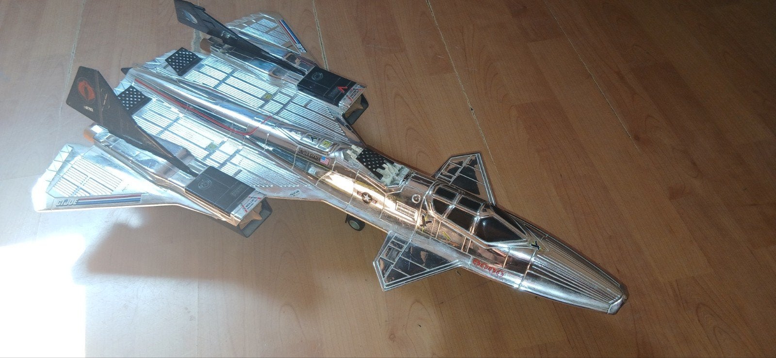 Vintage G.I. Joe Cobra Night Raven S.T.O.P. (1986) Hasbro, Ophalen of Verzenden, Gebruikt