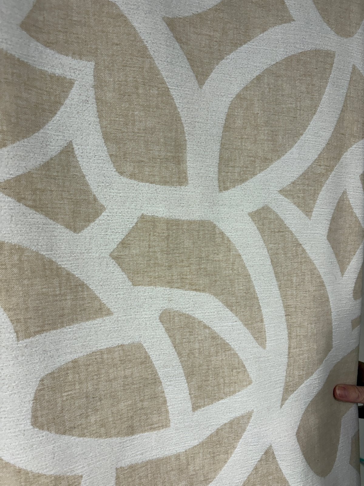 Wave gordijn 340 cm breed stof  Formi ecru, Huis en Inrichting, Overige merken, Beige, Nieuw, Ophalen of Verzenden