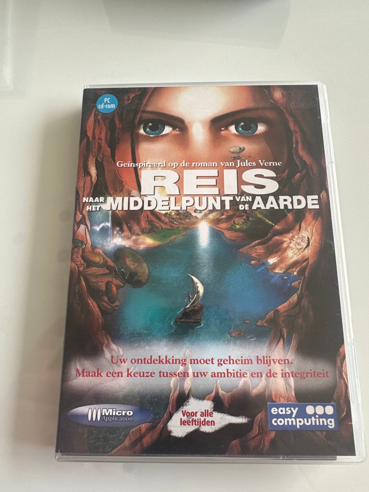 Reis naar het Middelpunt van de Aarde PC CD-ROM, Avontuur en Actie, 1 speler, Ophalen of Verzenden, Zo goed als nieuw