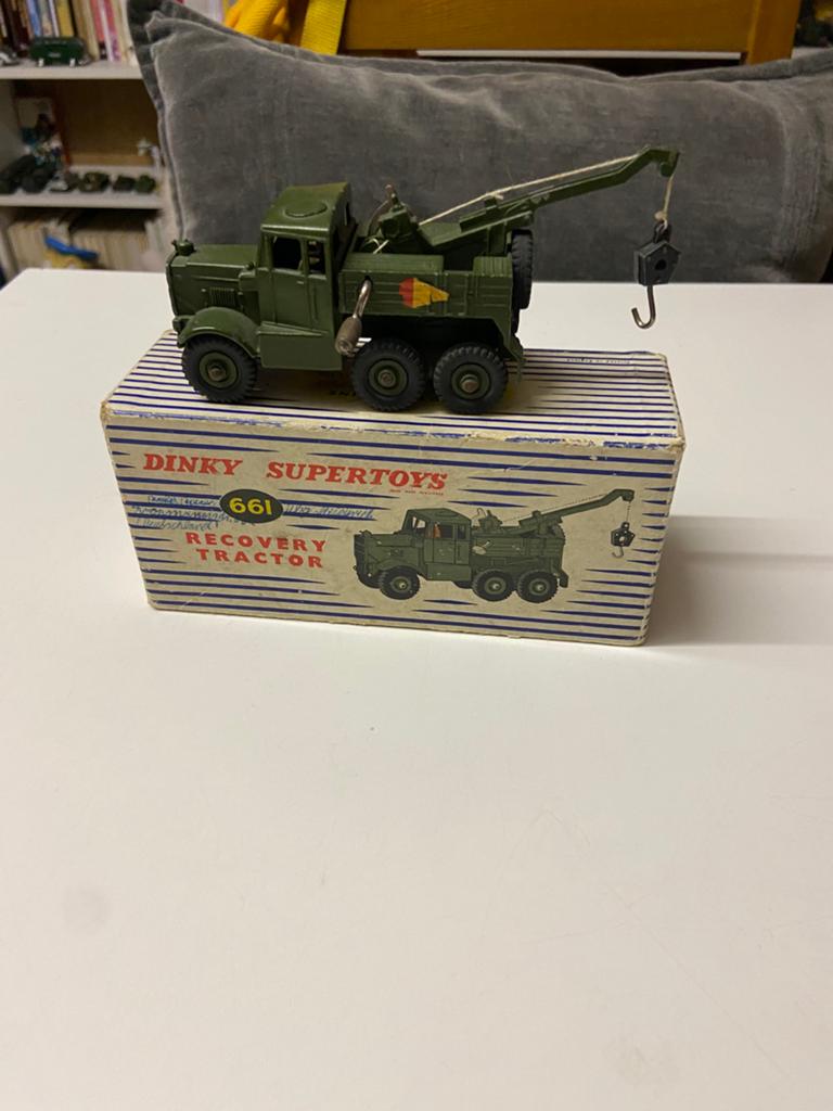 Dinky militair661 recovery tractor, Ophalen of Verzenden, Zo goed als nieuw, Tractor of Landbouw, Dinky Toys