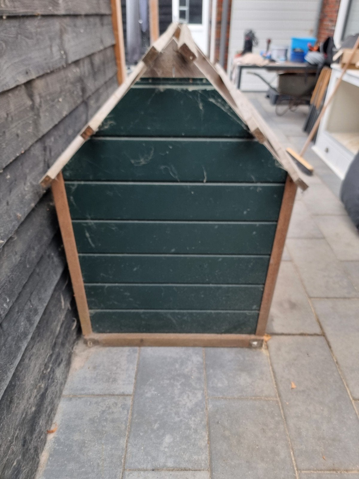 Gratis honden hok frame 105 x 85 binnen 100x65, Dieren en Toebehoren, Ophalen, Gebruikt, 110 cm of meer, 100 cm of meer