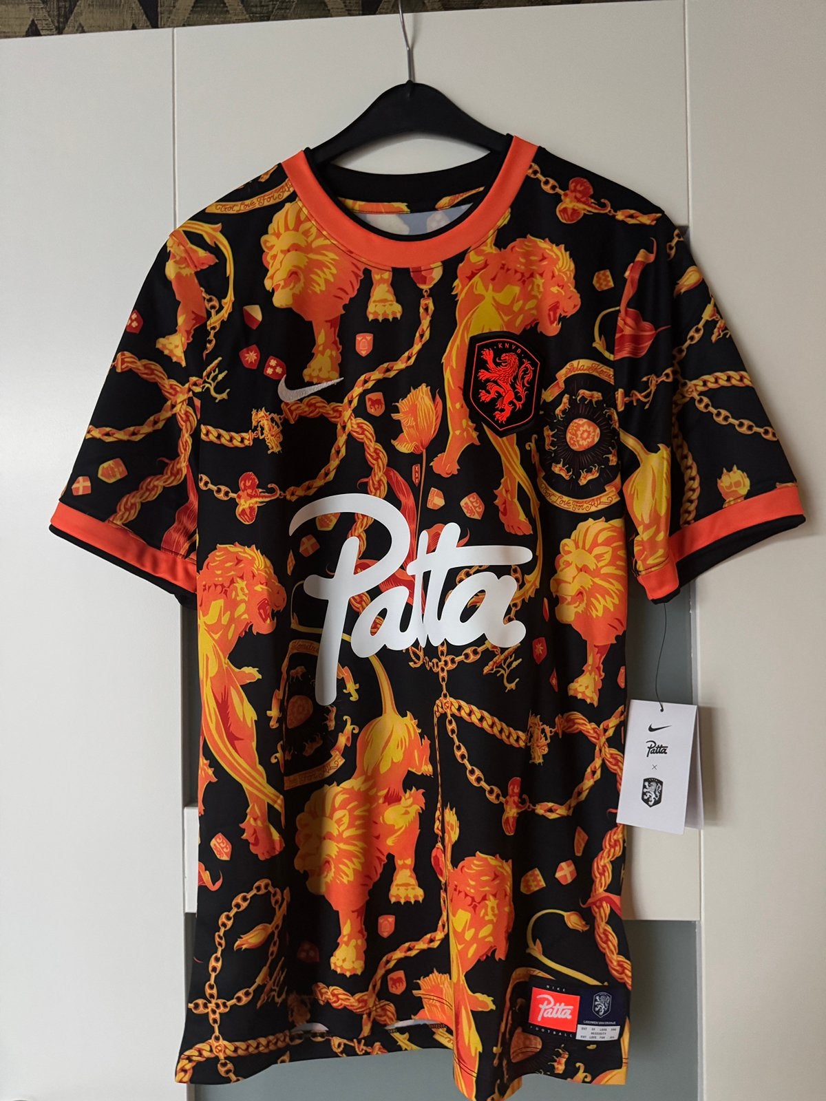 Patta x Nike KNVB Pre-Match Jersey - maat M, Ophalen of Verzenden, Nieuw, Maat 48/50 (M), Zwart