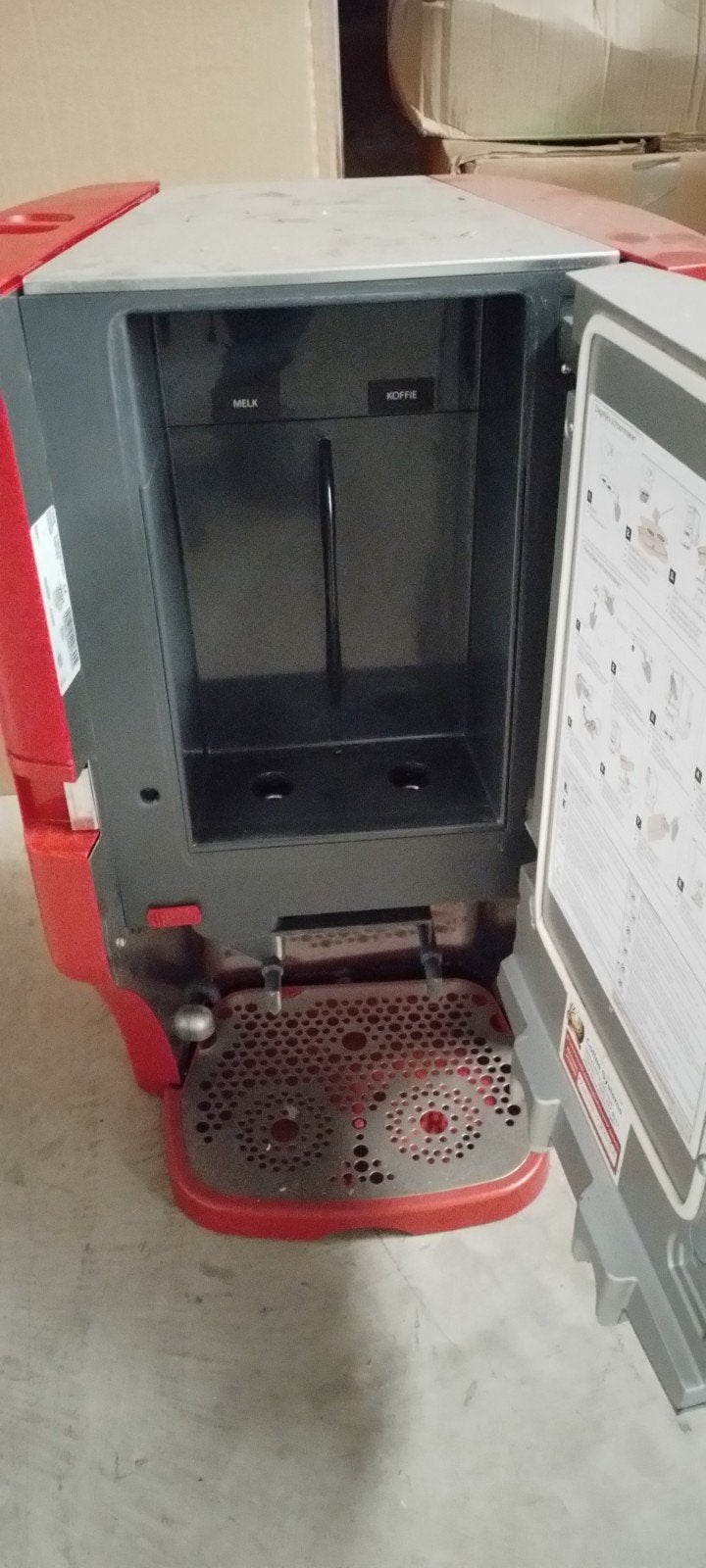 DE koffiemachine, Ophalen, Gebruikt, Overige brandstoffen