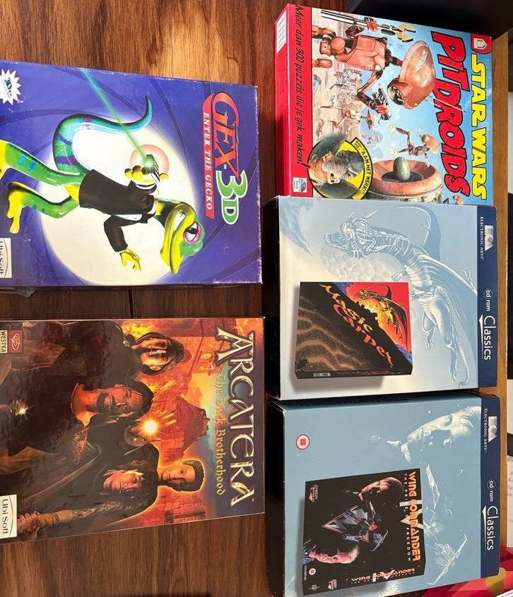 Big Box PC Games - Compleet met handleidingen en dozen, Spelcomputers en Games, Games | Pc, Ophalen, Gebruikt, Overige genres
